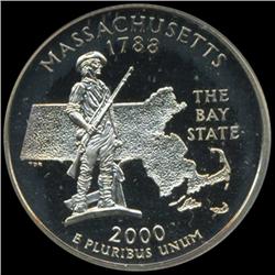 2000S US Mass Quarter Graded PR70 DCAM (COI-6360)