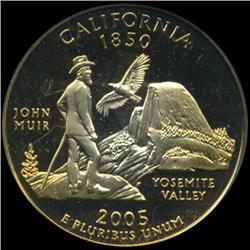 2005S US CA Quarter Graded PR70 DCAM (COI-6364)