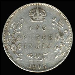 1903B India Silver Rupee High Grade (COI-6629)