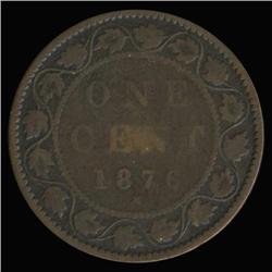 1876 Canada 1c Hi Grade (COI-6681)