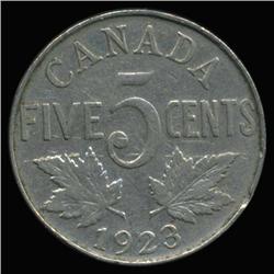 1923 Canada 5c Hi Grade (COI-6704)