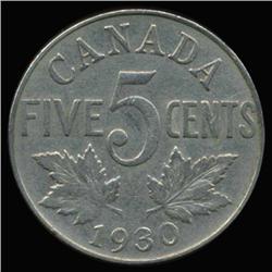 1930 Canada 5c Hi Grade (COI-6709)