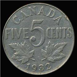 1932 Canada 5c Hi Grade (COI-6711)
