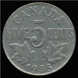 1935 Canada 5c Hi Grade (COI-6713)