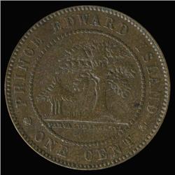 1871 Canada Prince Edward Island Large Cent Hi Grade RARE (COI-6772)