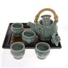 Image 2 : Celadon Elephant Tea Set with Tray (DEC-185)