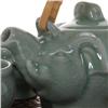 Image 3 : Celadon Elephant Tea Set with Tray (DEC-185)
