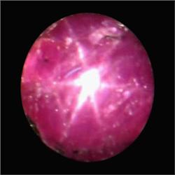 4.70ct Oval Cabochon Red Star Ruby (GEM-21395)