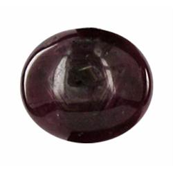 5.92ct Oval Cabochon Madagascar Blood Red Ruby (GEM-21499)
