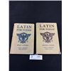 Image 1 : 2 Vintage Hardcover Books Latin For Today 1st Course and Second Course