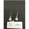 Image 1 : Pair of Vintage Gold Dangle Earrings