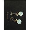 Image 2 : Pair of Vintage Gold Dangle Earrings