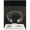 Image 2 : Hand Engraved Silver Metal Open Cuff Bangle, Light in Weight