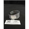 Image 3 : Hand Engraved Silver Metal Open Cuff Bangle, Light in Weight