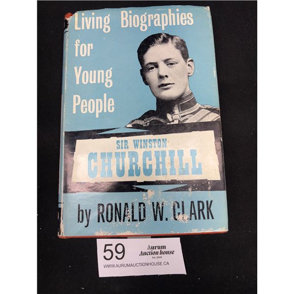 1st Edition 1962 Book On Winston Churchill