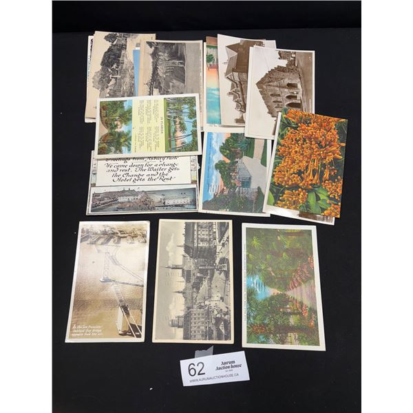 22 Vintage Postcards