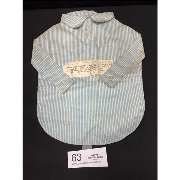 A Very Cute Vintage 1940s Hanky Shirt