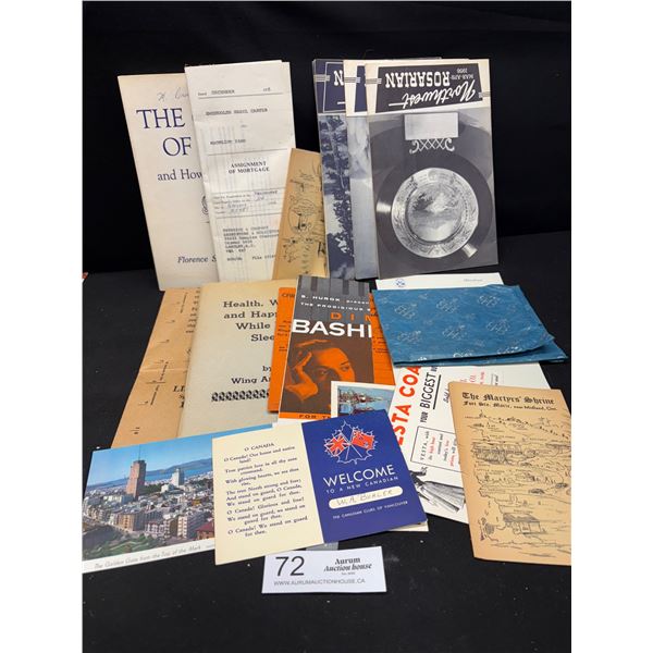 A Small Box of Paper Ephemera