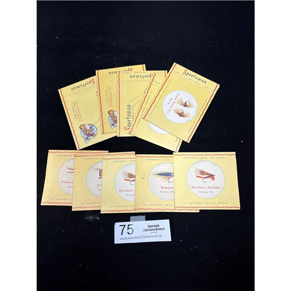 10 Vintage Sportsmans Cigarette Packages (Fly Fishing)