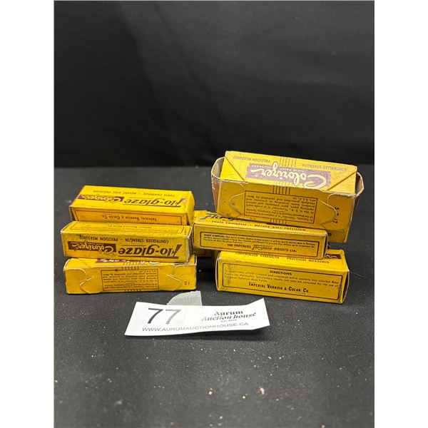 11 New Old Stock Flo-Glaze Colorizer Packs (Full)