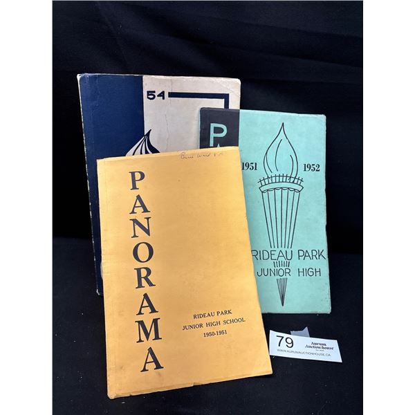 3 Calgary School Yearbooks Early 1950s