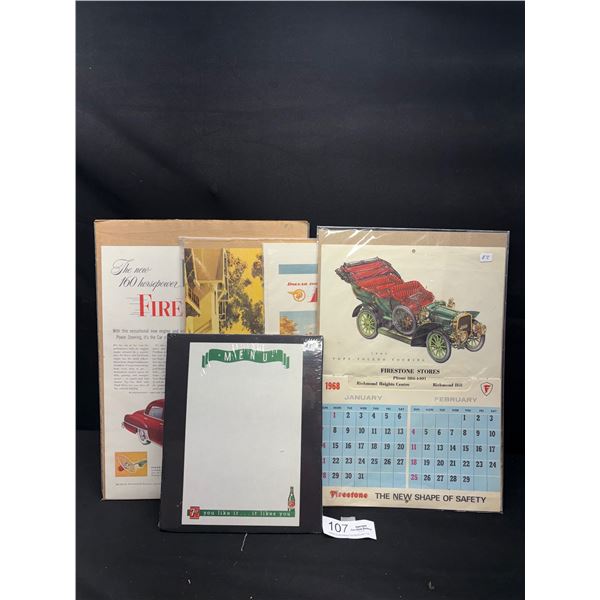 Nice Collectible Advertisement Lot On Boards