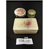 Image 1 : Nice Lot of 3 Vintage Trinket Boxes