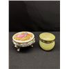 Image 2 : Nice Lot of 3 Vintage Trinket Boxes