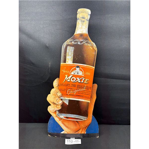 Vintage Moxie Cutout Cardboard Store Display
