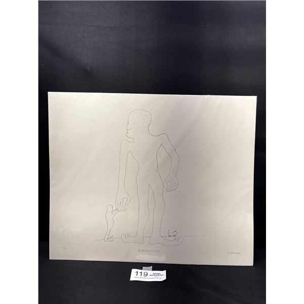 12/12 The Beatles John Lennon Art Print - Big Man Greets Little Man