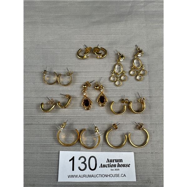 8 Pairs of Vintage Avon Earrings All Original backs