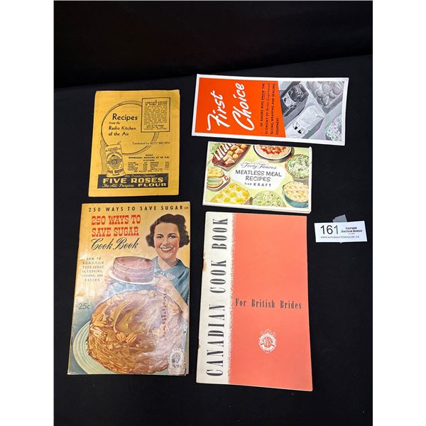 5 Vintage Recipe Books + Pamphlets
