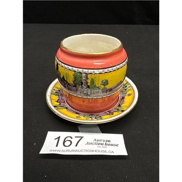 1920s Grimwades (Royal Winton) 2 Pc Jam Jar