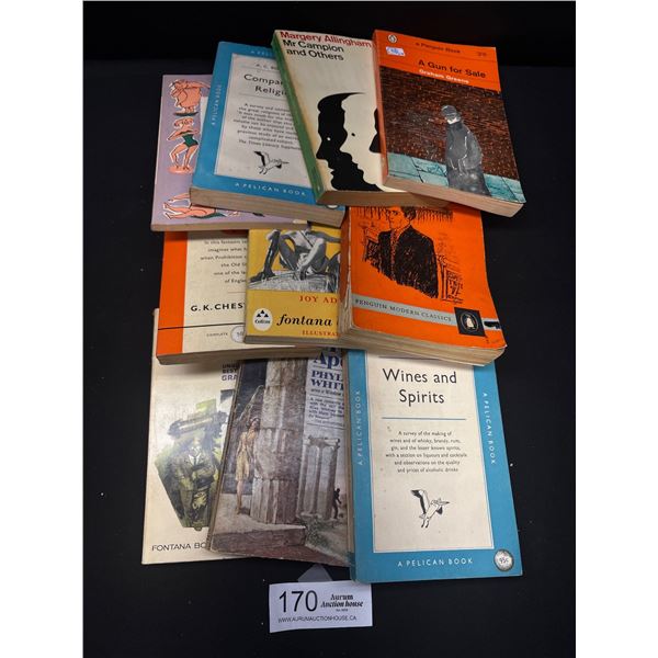Lot of 10 Vintage (Penguin) + Other Pocket Books