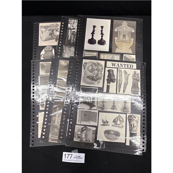 10 Sheets of Wanted Antique Itemss (Old Dealers Shop)