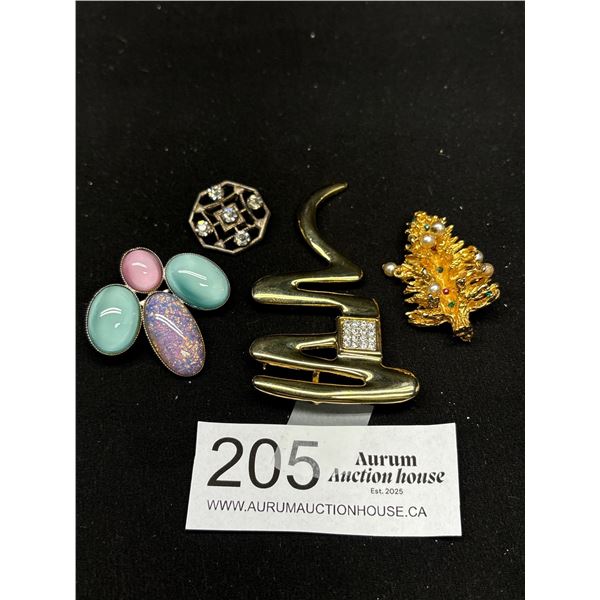 Vintage Brooch Lot 3" Park Lane Abstract Acessocraft christmas Tree