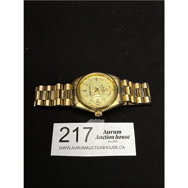Very Nice Good Qaulity Replica Rolex Day-Date, Needs Battery