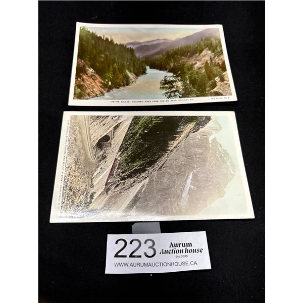 2 Early BC Postcards Field BC + Petite Dallas