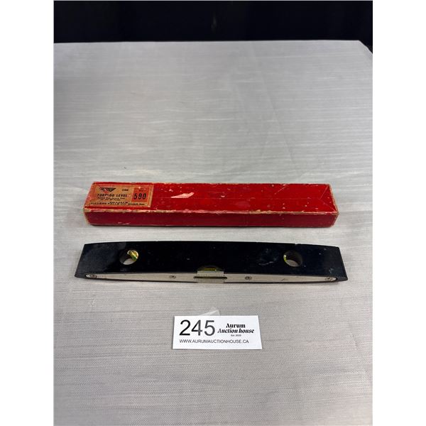 Vintage Torepdo Level in Original Box
