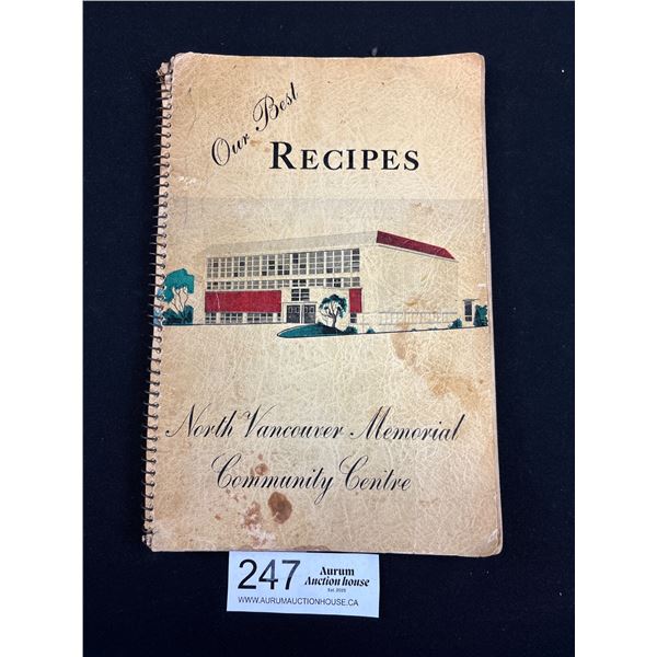 Vintage North Vancouver Recipe Book