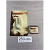 Image 1 : An Art Deco "Niagra" Falls Compact + Postcard 1920s-30s