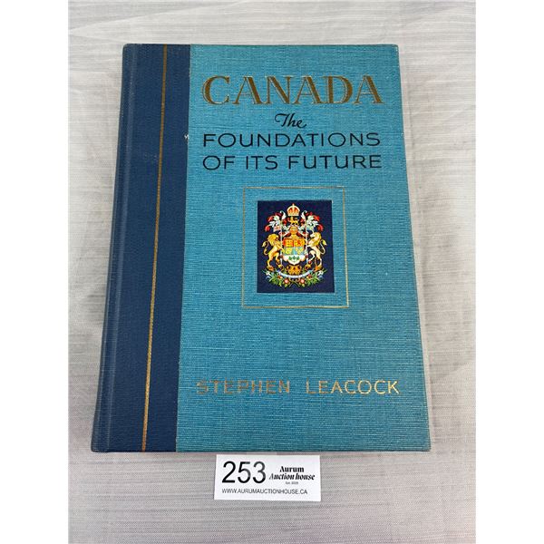 1941 Special Edition Book "Canada" By Stephen Lea Cock
