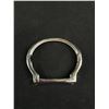 Image 2 : Heavy Solid Silver Plated on Copper Hinged Bangle