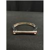 Image 3 : Heavy Solid Silver Plated on Copper Hinged Bangle