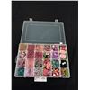 Image 1 : Large Clear Case w/ Beads, Etc Contents