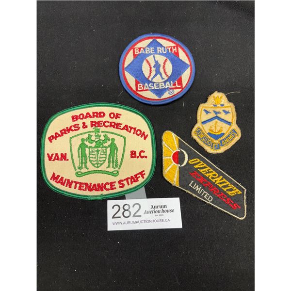 Lot of Vintage Cloth Badges