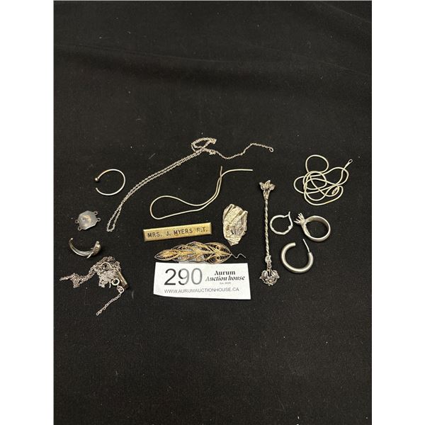 Approx 43 Grams of Sterling (All Pcs Marked or Tested)