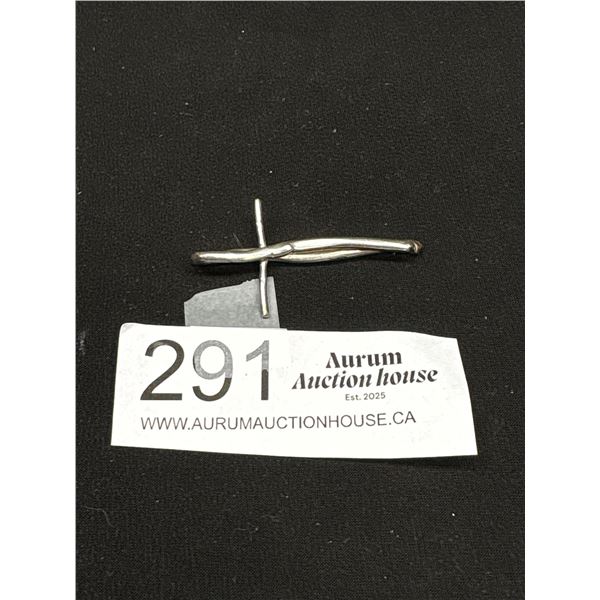 Handmade Sterling Scrap Cross (2" Long) Tested Heavy Gauge