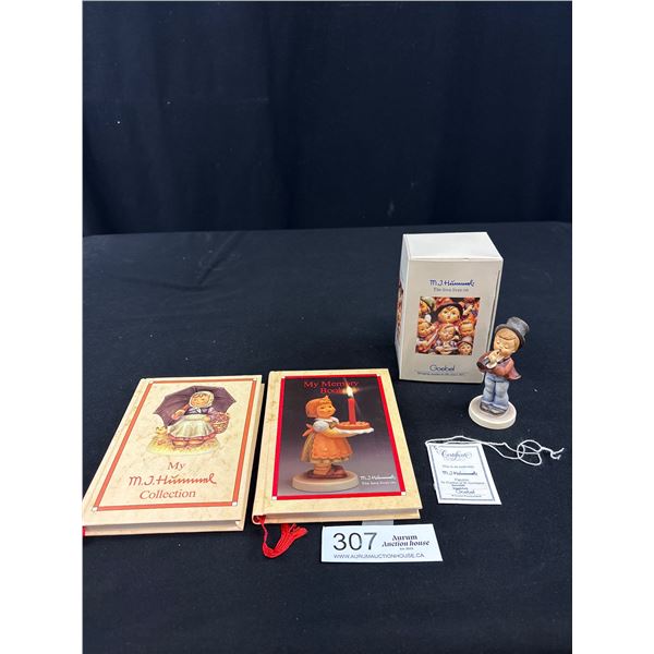 1 Vintage Goebel Hummel Figurine + 2 Hummel Books