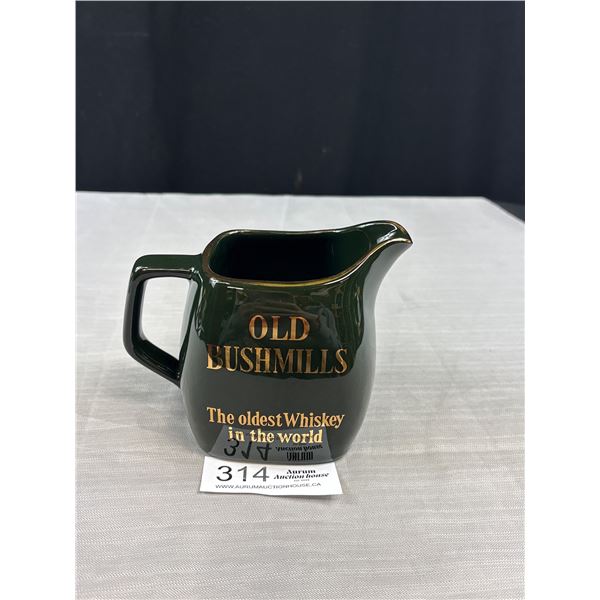 Vintage Old Bushmills Whiskey Water Jug - Made in England by Wade